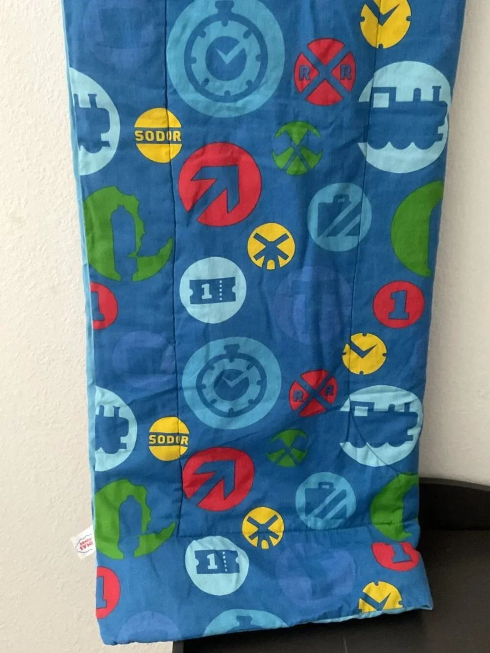 VINTAGE THOMAS & FRIENDS TODDLER COMFORTER BLANKET BY JAY FRANCO & SONS Y2K TRAI